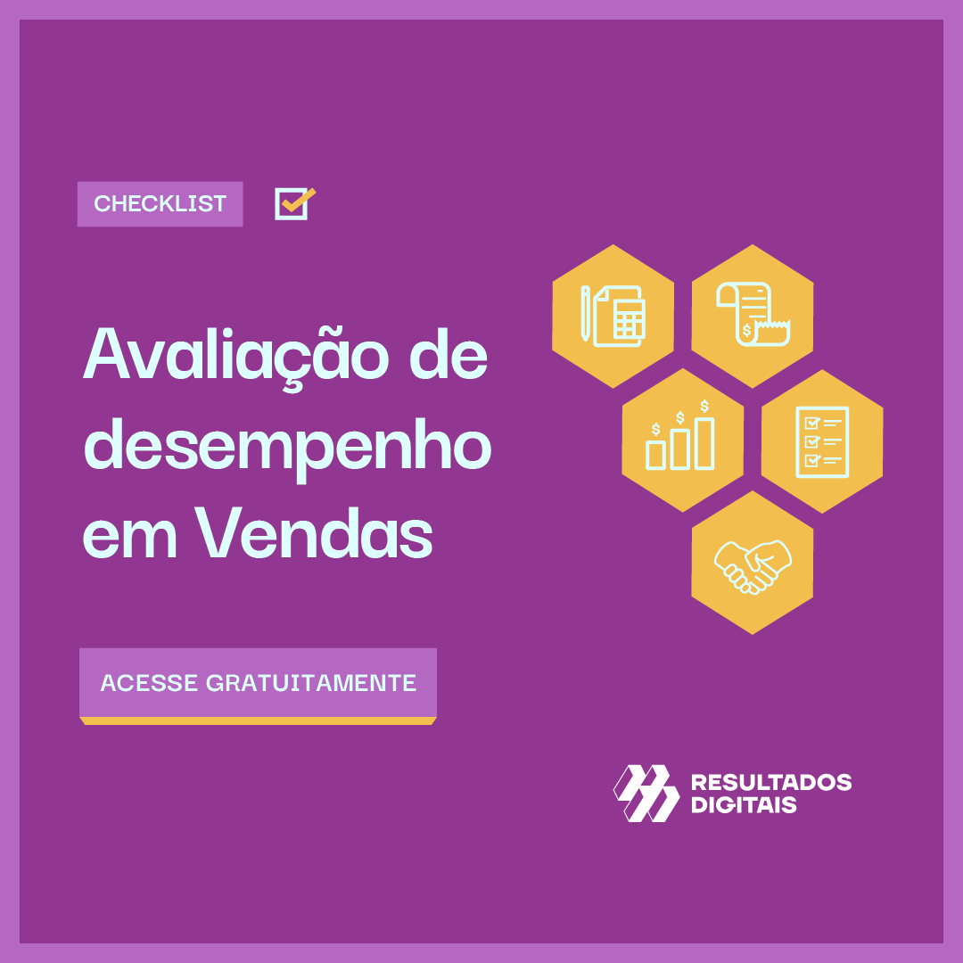 Checklist Avaliação de desempenho em vendas