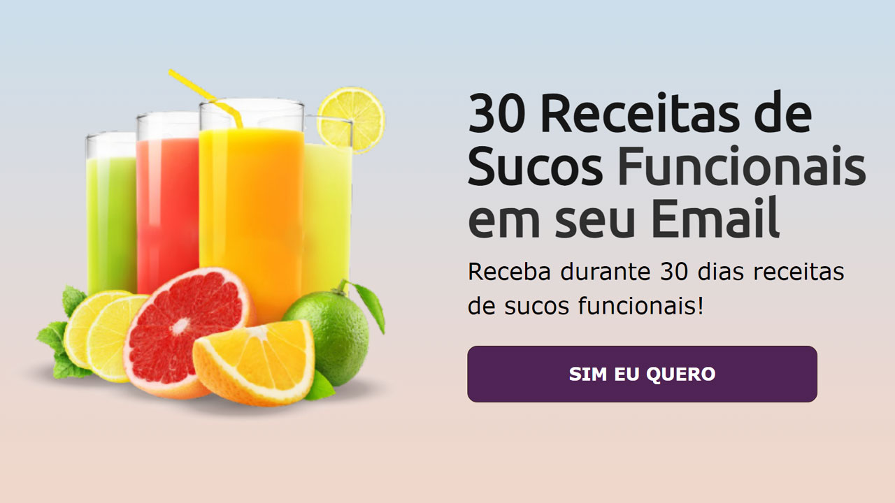 Receitas De Sucos Funcionais Em Seu Email