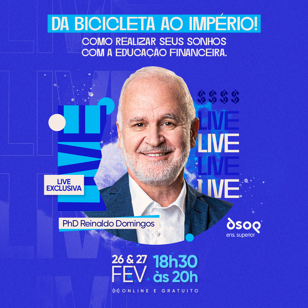 LIVE Da Bicicleta ao Império Como realizar seus sonhos a Educação