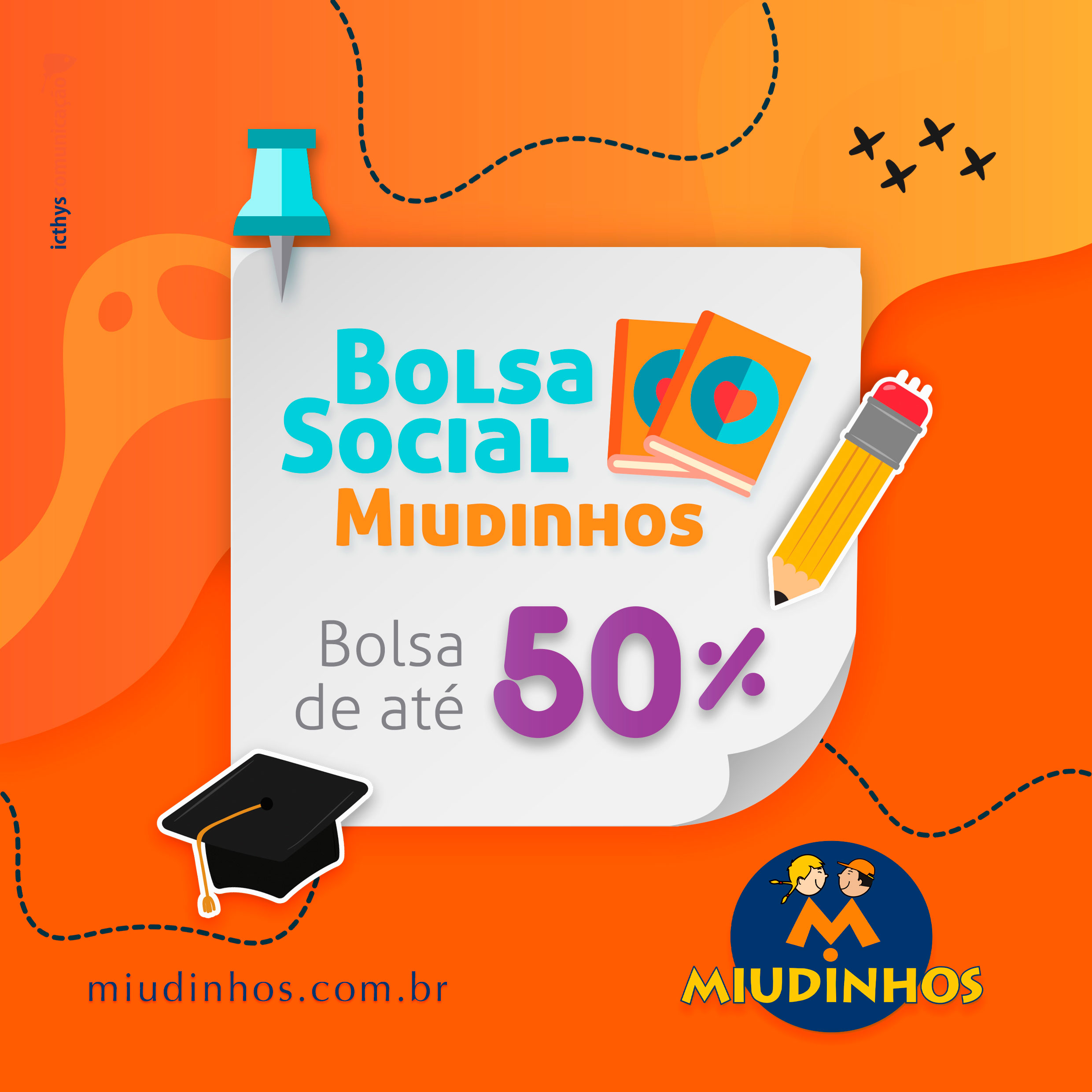 Edital Bolsa Social – Centro Educacional Ricardo Moysés Jr.