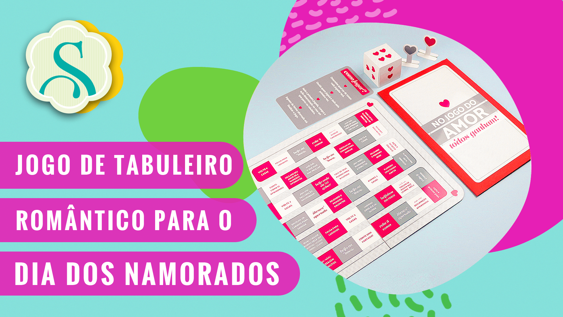 Jogo Dia Dos Namorados - Tabuleiro do amor 2 Arquivo corte