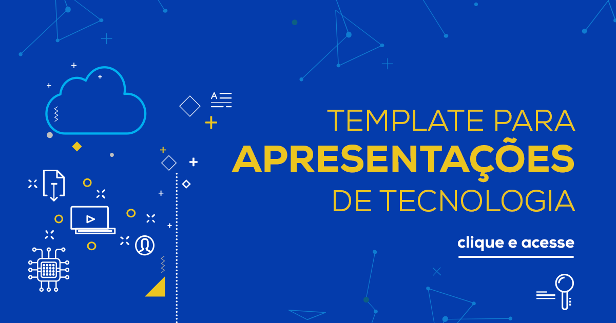 Template para apresentações de tecnologia