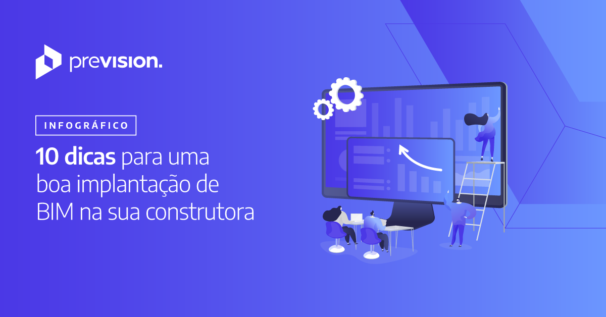 [Infográfico] 10 dicas para uma boa implantação de BIM na sua construtora