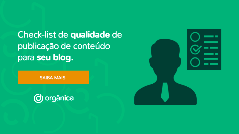 Checklist para publicação de conteúdo em Blog