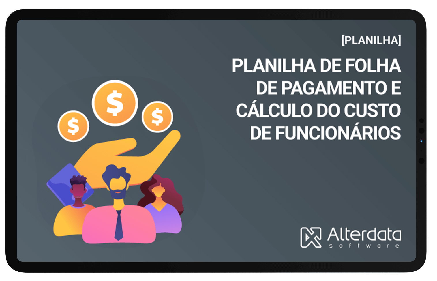 Planilha Planilha De Folha De Pagamento E Cálculo Do Custo De Funcionários 6223