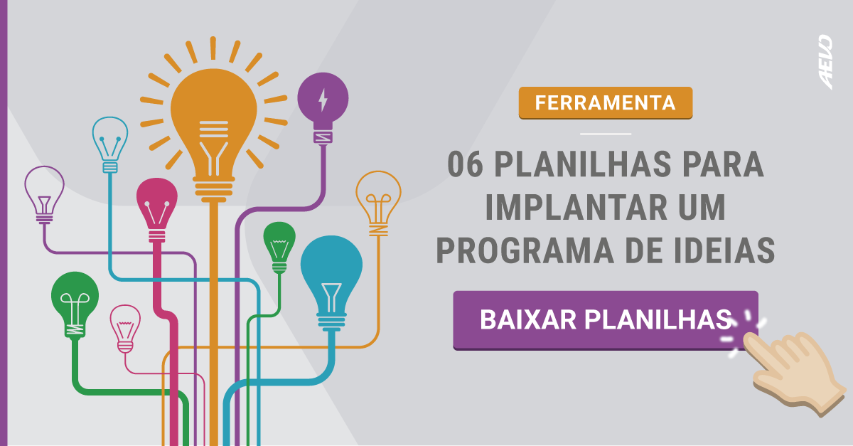 Planilhas para implantar um Programa de Ideias