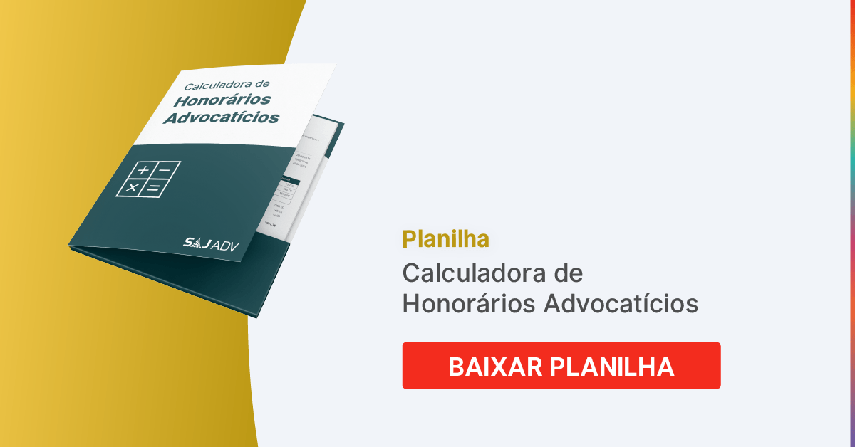 Planilha Calculadora De Honorários Advocatícios 9187