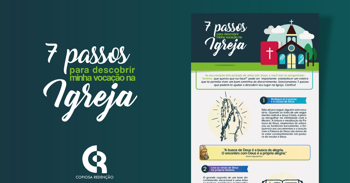 7 passos para descobrir minha vocação na igreja